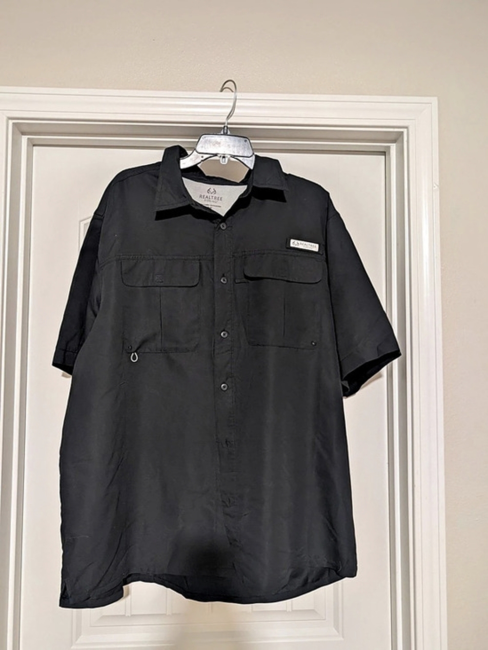 Realtree Fishing Short Sleeve Performance Button Down Shirt XL